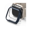 Set 2 X Husa Ringke Slim Compatibila Cu Apple Watch 7 ( 45mm ) , 1 X Albastru, 1 X Transparenta